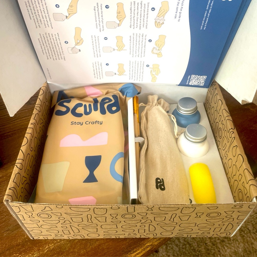 SCULPD Pottery Clay Starter Kit New